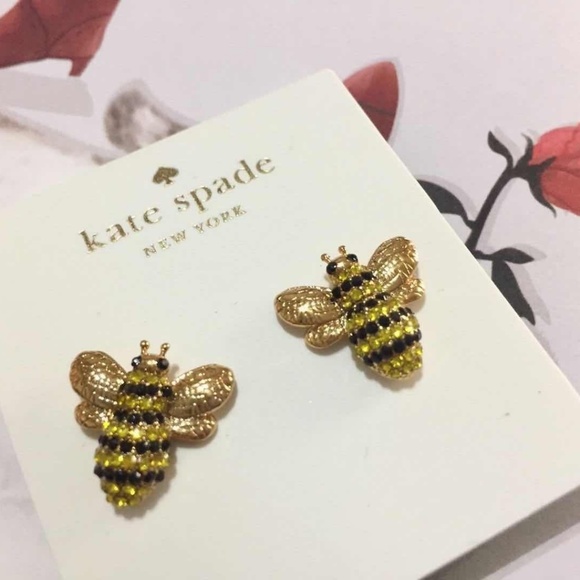 ♠️ KATE SPADE ♠️ Picnic Perfect Bee Earrings - Picture 6 of 7